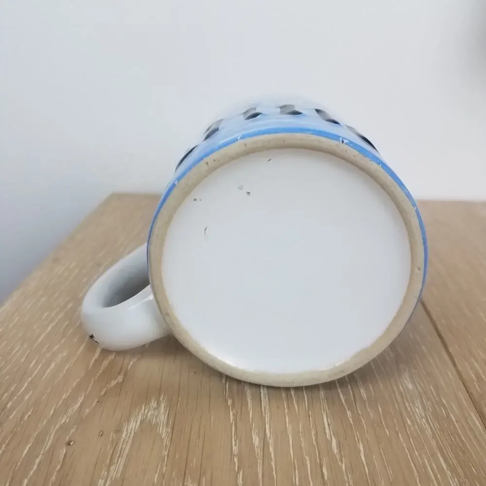 Winchester Mystery House Mug Blue White Cup